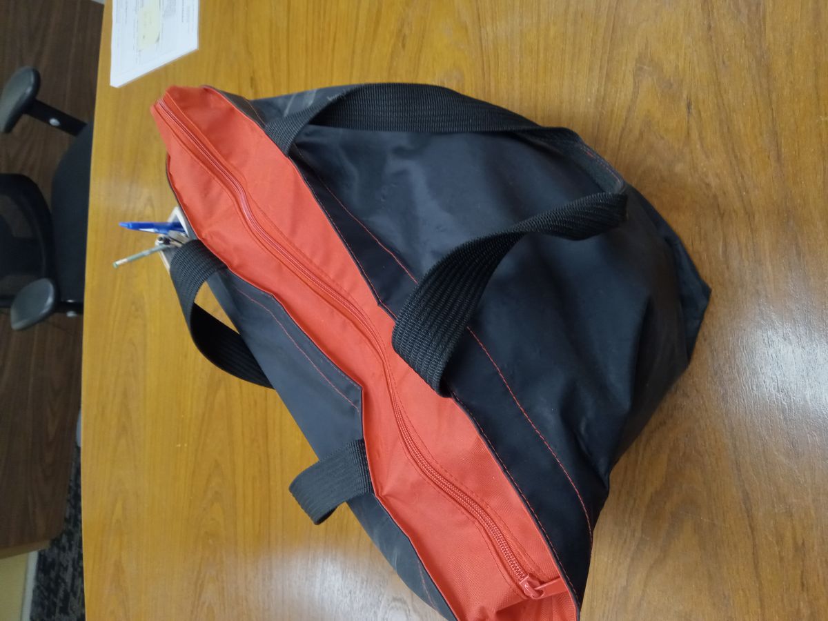 Red/Black bag lost and found